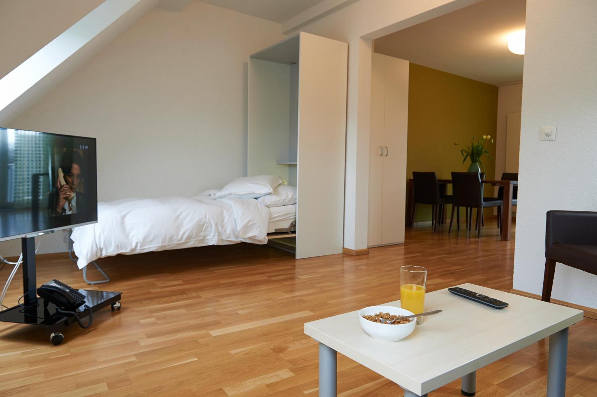 Residence Apartments By Hotel Du Commerce Basel Exterior foto